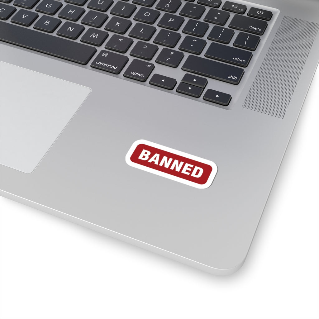 BANNED sticker