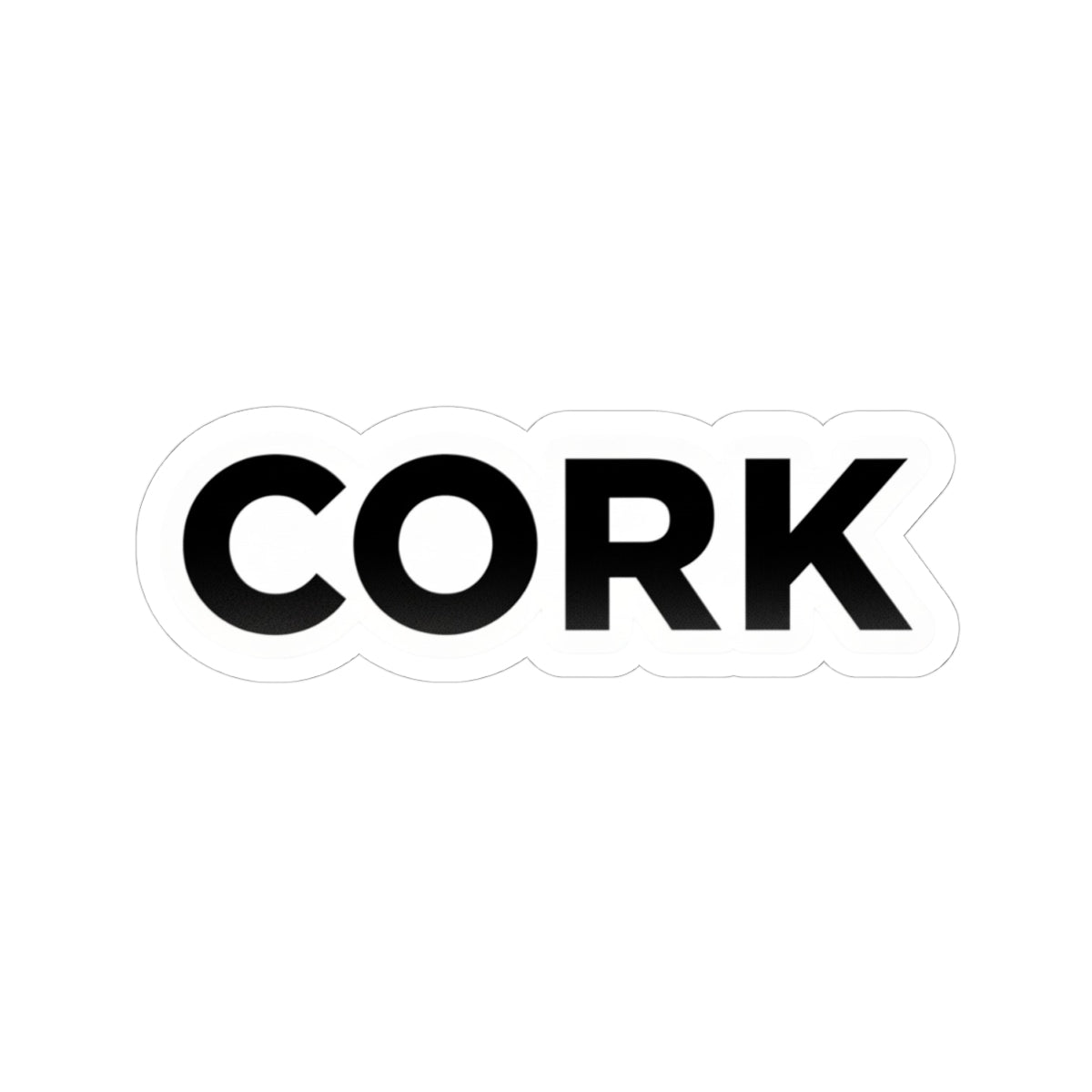 Cork sticker