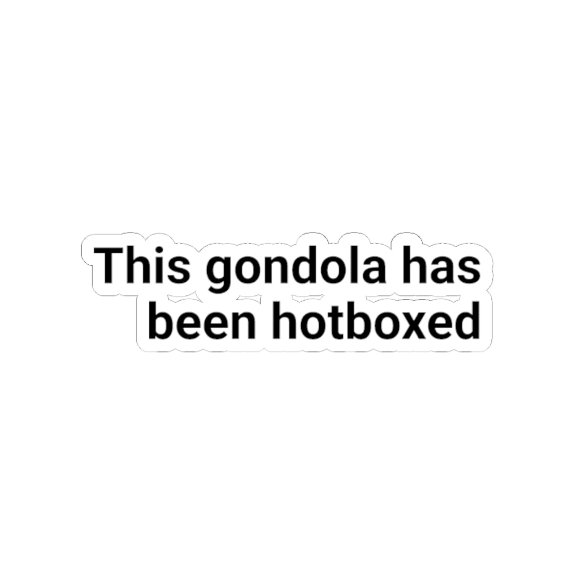 This Gondola sticker