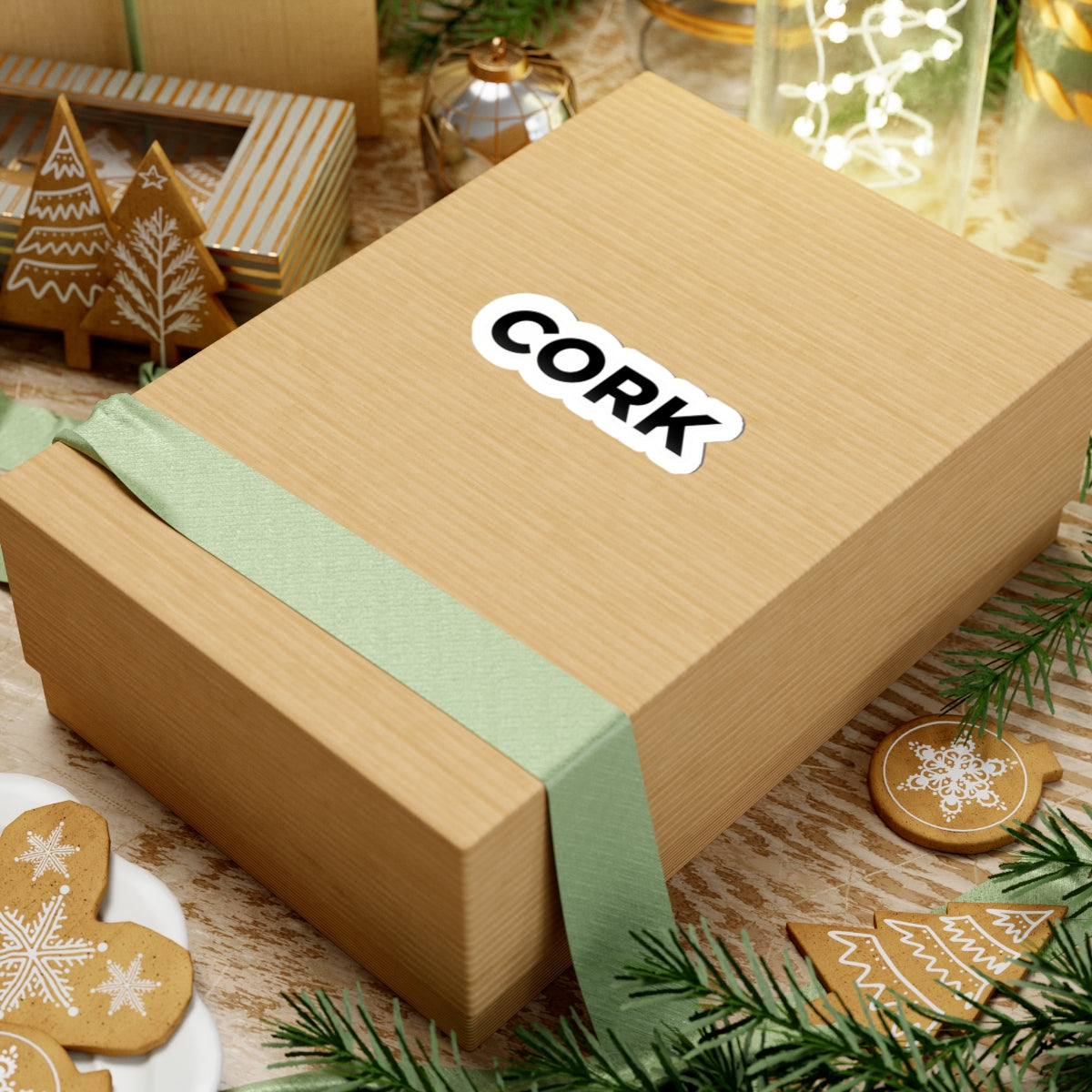 Cork sticker