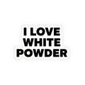 White Powder Sticker