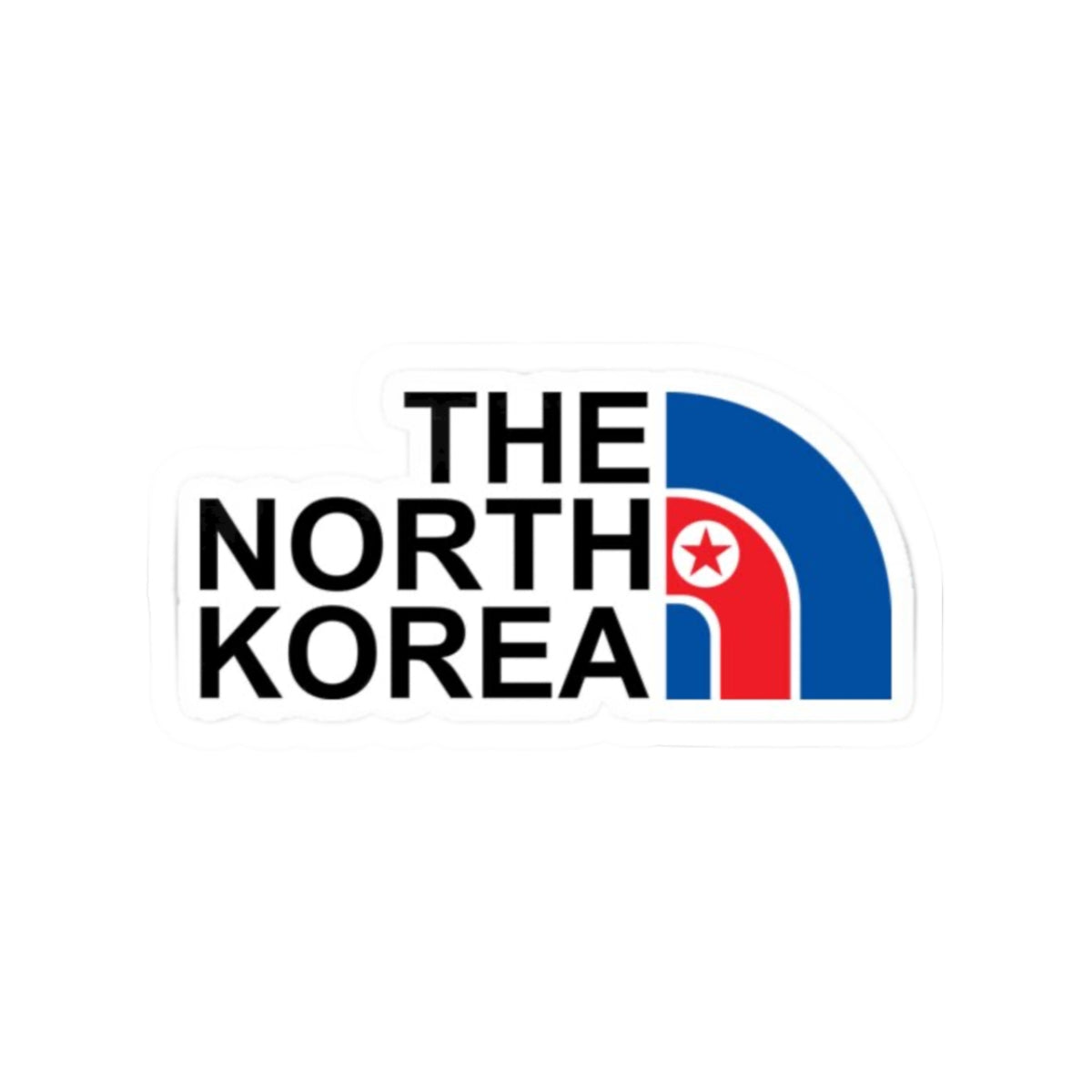 The North Korea sticker
