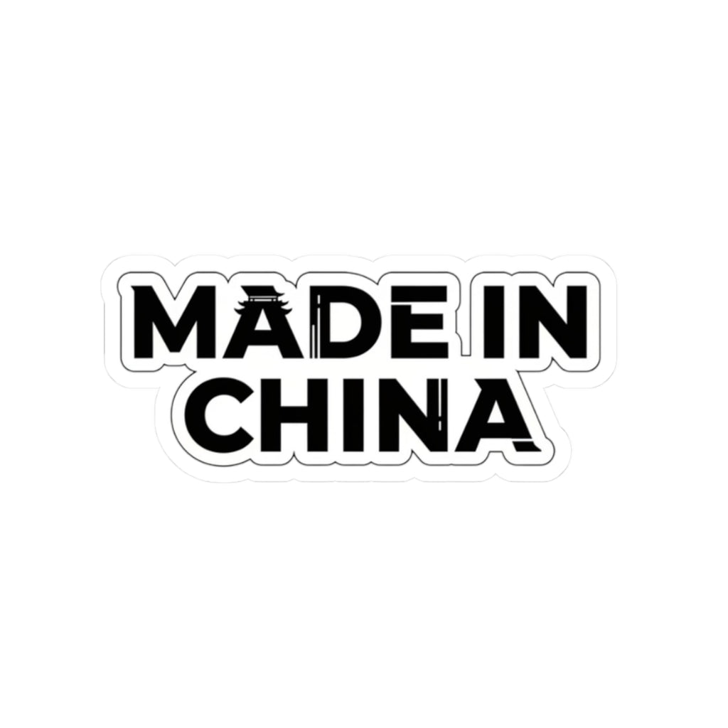 Made in China sticker