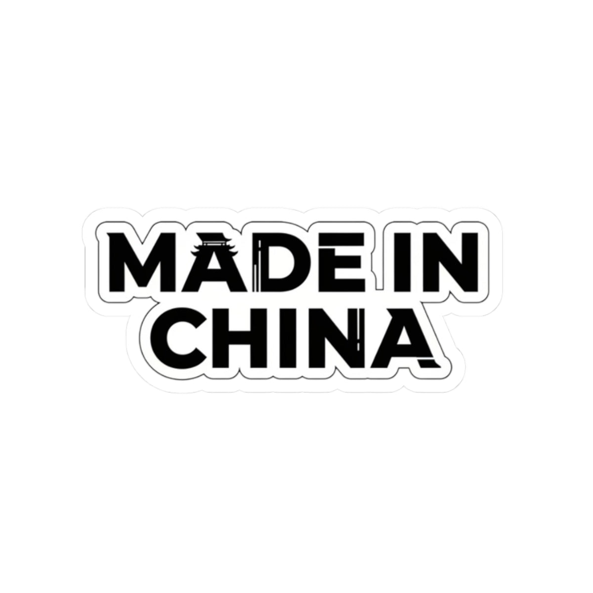 Made in China sticker