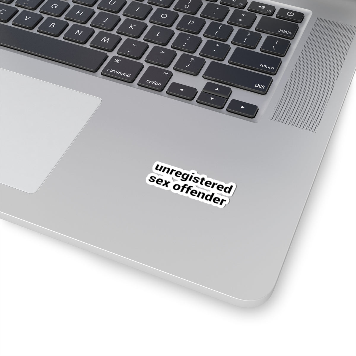 Unregistered Sticker