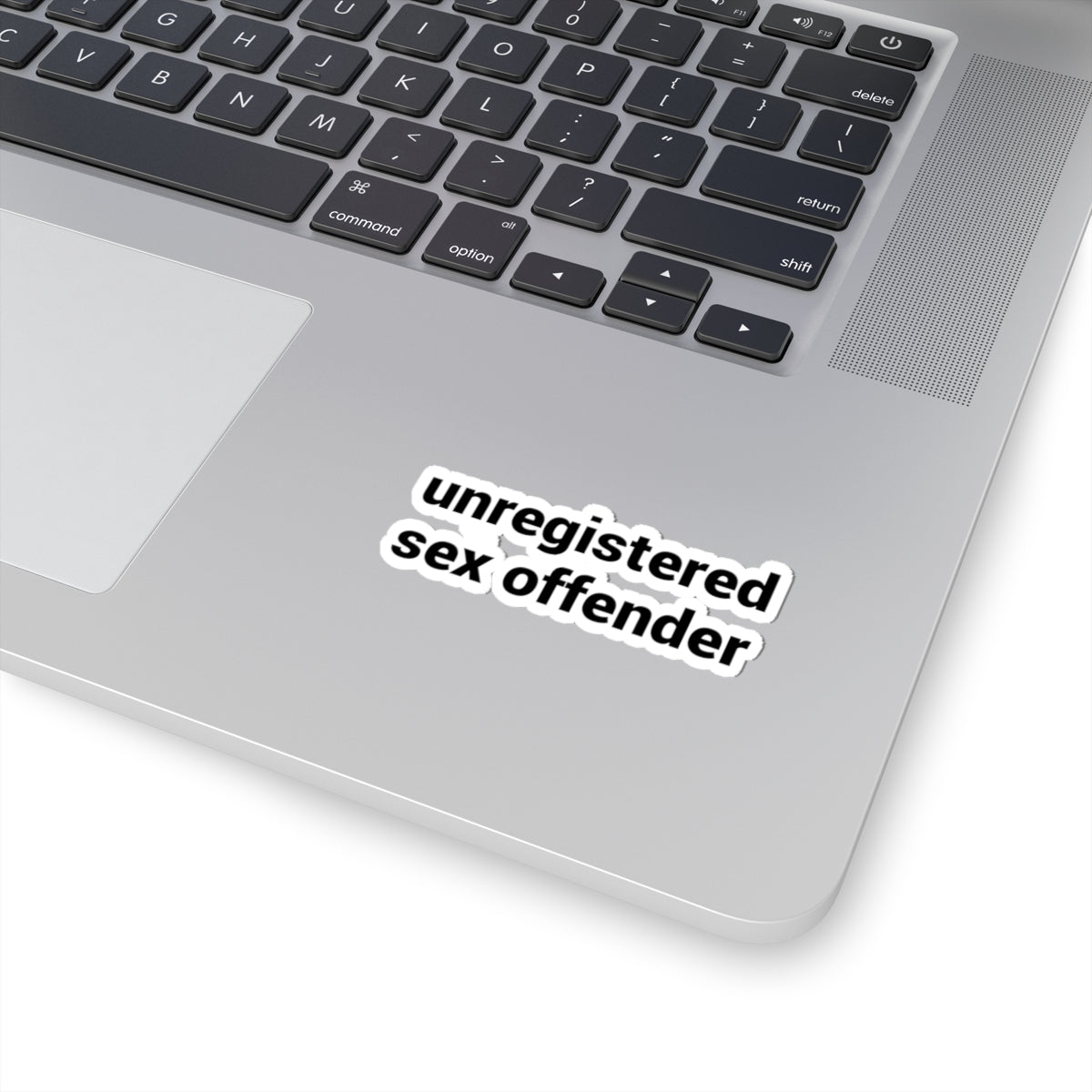 Unregistered Sticker