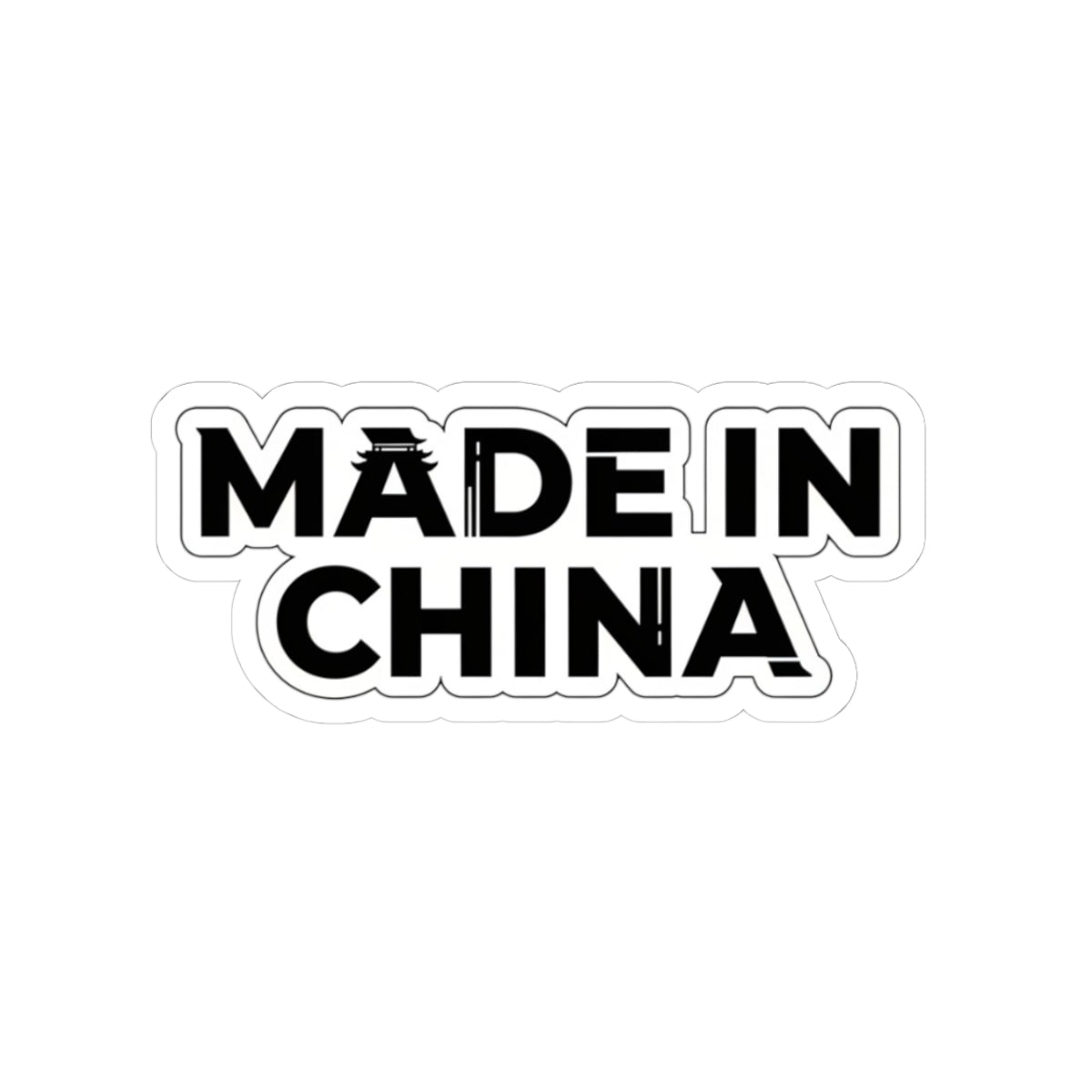 Made in China sticker