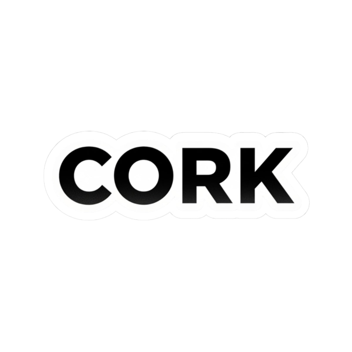 Cork sticker